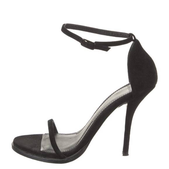 Givenchy black scrappy sandal heels size 38 - Picture 1 of 11